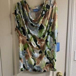 Simply Vera Vera Wang Abstract Print Top